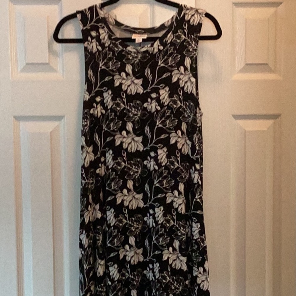 Lularoe Charlotte Dress with pockets, beautiful floral print